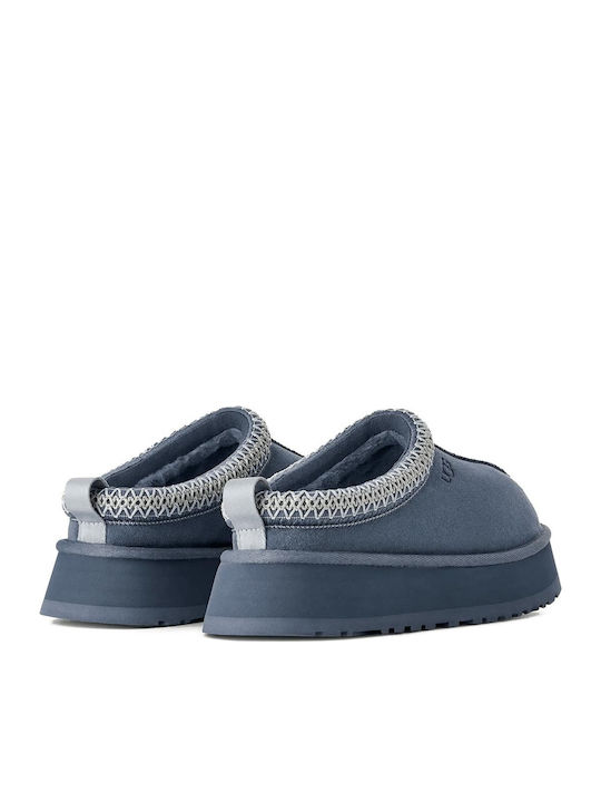Tazz Woolen Winter Women's Slippers Blue