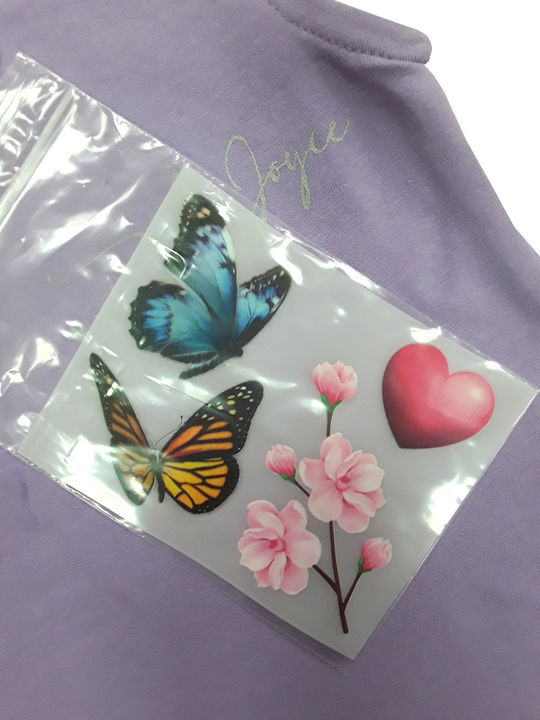 Kinderkleid Kurzärmelig Purple
