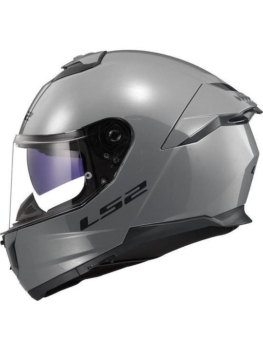 LS2 Stream Ii Nardo Grey Motorcycle Helmet Full Face ECE 22.06 1550gr with Sunvisor