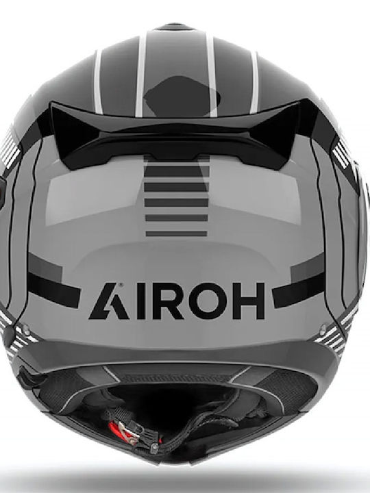 Airoh Specktre Groove Grey Motorcycle Helmet Flip-Up ECE 22.06
