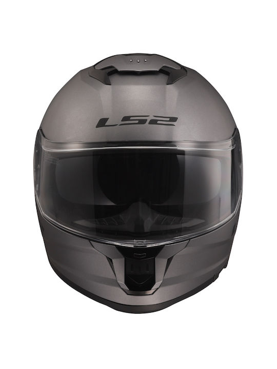LS2 Stream Ii Nardo Grey Motorcycle Helmet Full Face ECE 22.06 1550gr with Sunvisor
