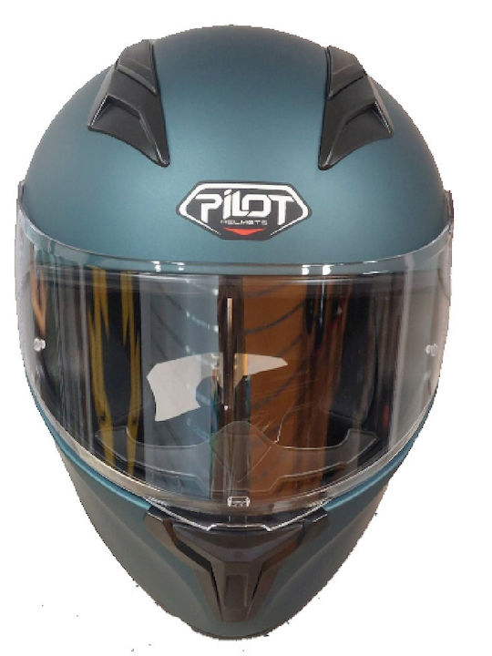 Pilot Flex Greenish Gold Мотоциклетна каска Full Face ECE 22.06 1450гр