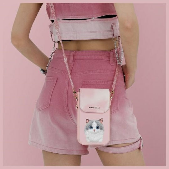 Nimmy Phone Bag Pink Big Eyed Pet 2.0 Cat