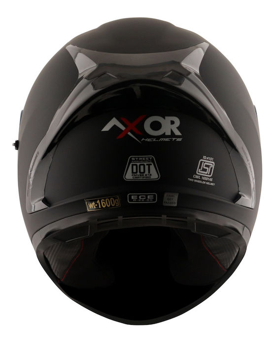 Axor Street Κράνος Μηχανής Full Face ECE 22.06 1600gr με Pinlock και Sunvisor