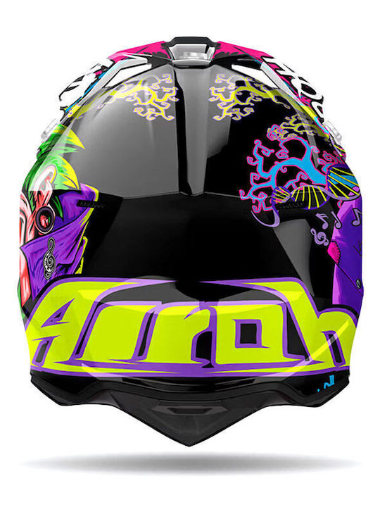 Airoh Wraaap Music Gloss Κράνος Μηχανής Motocross ECE 22.06 1260gr