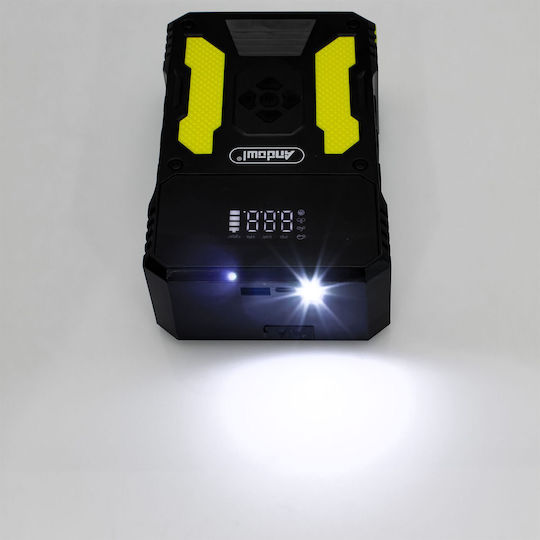 Andowl Qxd656 Portable Car Battery Jump Starter 15000mAh with USB / Pump / Φακό / Power Bank
