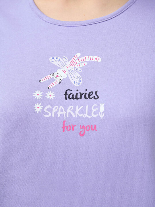 Vamp Set Pijamale pentru Femei Lila