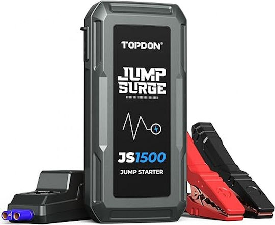 Topdon Portable Car Battery Jump Starter 10000mAh with Power Bank / USB 12V