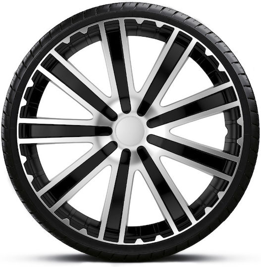 4Racing Τάσι Αυτοκινήτου Toro 1τμχ 15" Μαύρο/Ασημί