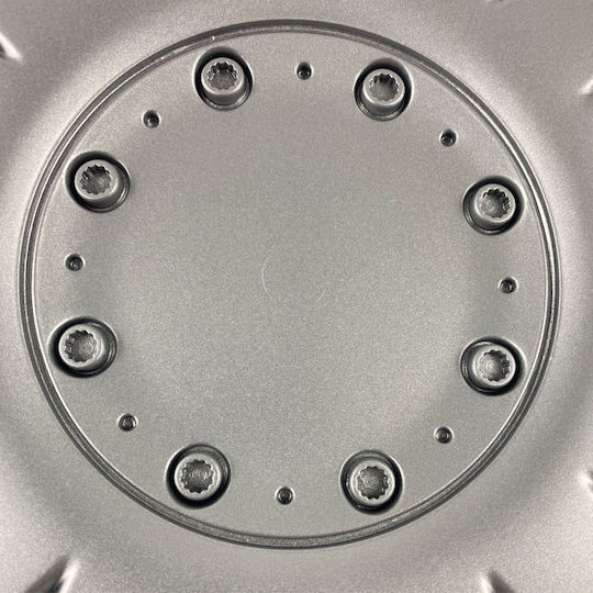 Versaco Car Hubcap Set Smart with Smart Emblem 14" 4pcs Silver