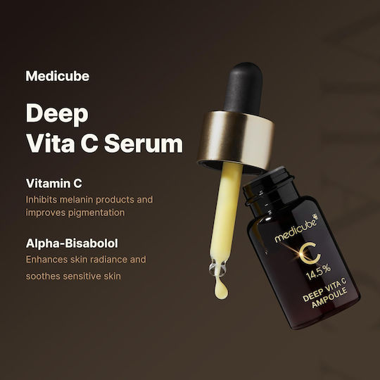 Medicube Deep Vita C Anti-aging Ampoule Face Serum with Vitamin C for Brightening 3x10gr
