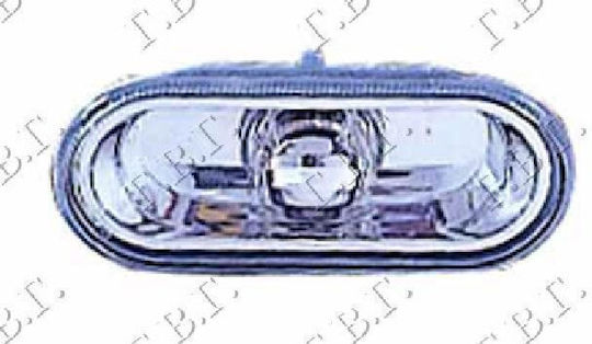 White Clear Fender Turn Signal Seat Ibiza 02-08 1j0949117 1 Pc
