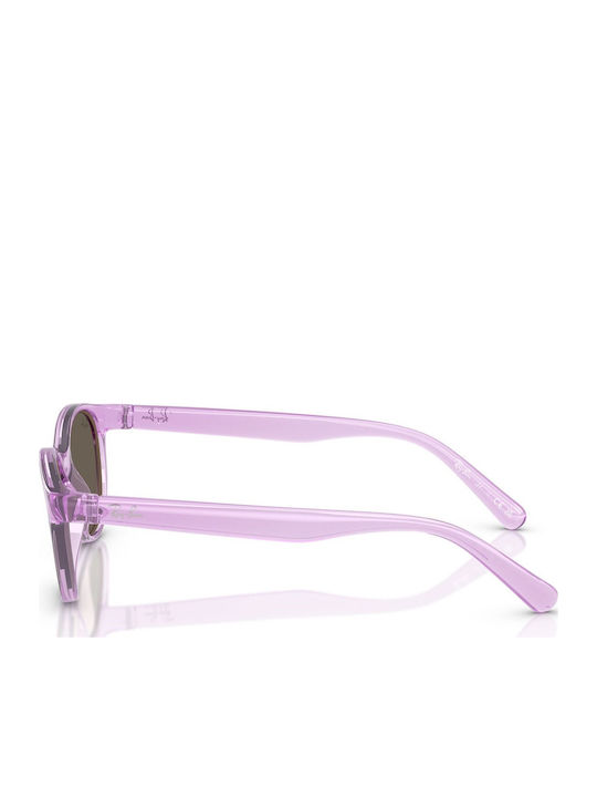 Ray Ban Schmetterling Kinder-Sonnenbrillen mit Polarisiertem Spiegelglas Lila für 3-8 Jahre