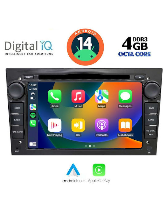 Digital IQ Car Audio System for Opel Antara 2004-2012 (Bluetooth/USB/AUX/WiFi/GPS) with Touch Screen 7"