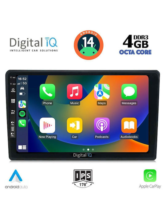 Digital IQ Sistem Audio Auto pentru Mazda 2 2002-2007 (Bluetooth/USB/WiFi/GPS/Apple-Carplay/Android-Auto) cu Ecran Tactil 10"