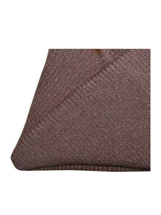 Women's Knitted Neck Warmer Brown