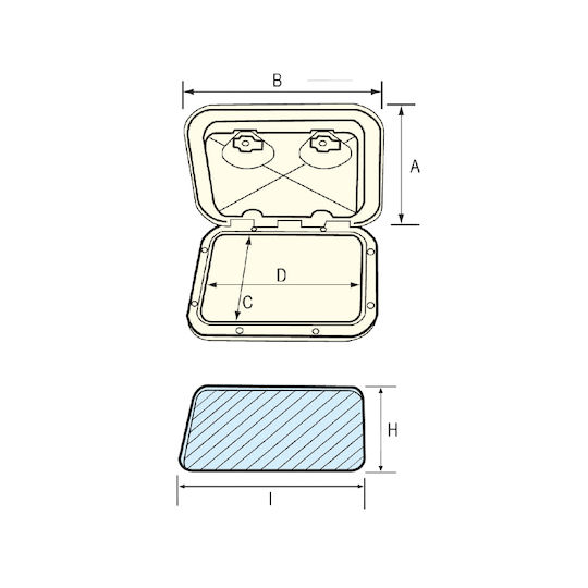 Nuova Rade Top Line Boat Storage Box L370xW390mm