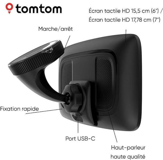 TomTom 6" Display GPS Device Go Expert Plus with Wi-Fi / Bluetooth / USB and Card Slot