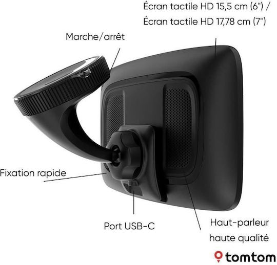 TomTom 7" Display GPS Device with Wi-Fi / Bluetooth / USB and Card Slot