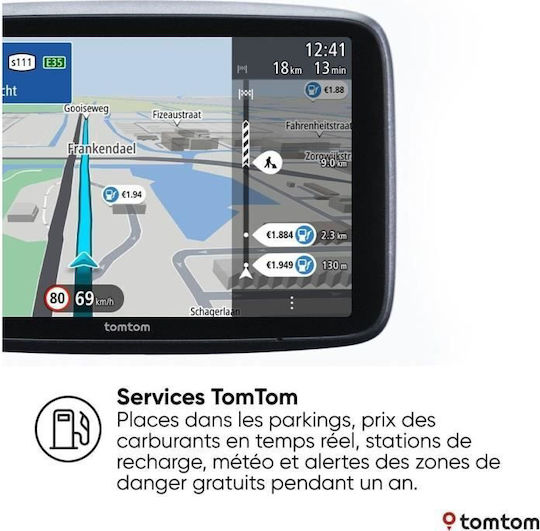 TomTom 7" Display GPS Device with Wi-Fi / Bluetooth / USB and Card Slot