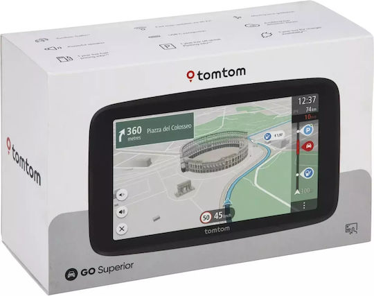 TomTom 6" Display GPS Device GO Superior with and Card Slot