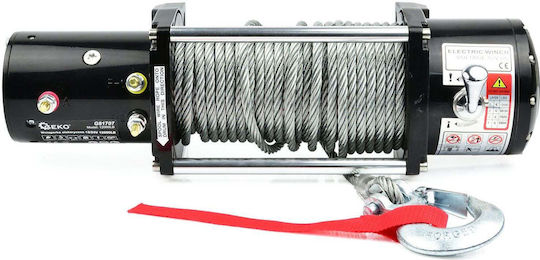 Geko Electric 4x4 Car Winch 12V with Towing Capacity 5443kg