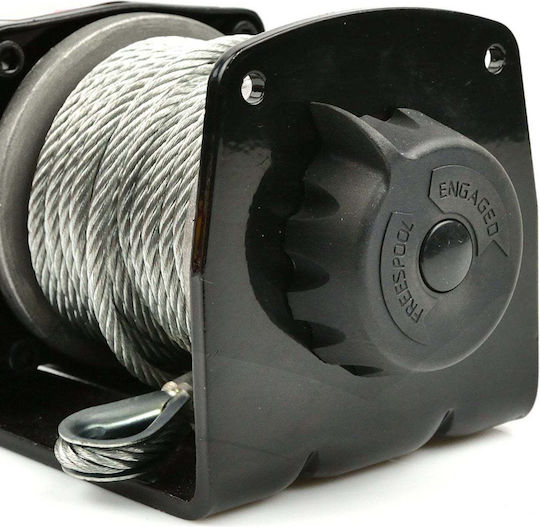 Geko Electric 4x4 Car Winch 12V with Towing Capacity 907kg