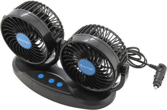 Compass Mitchell Duo Διπλός Ανεμιστήρας Αυτοκινήτου 12V