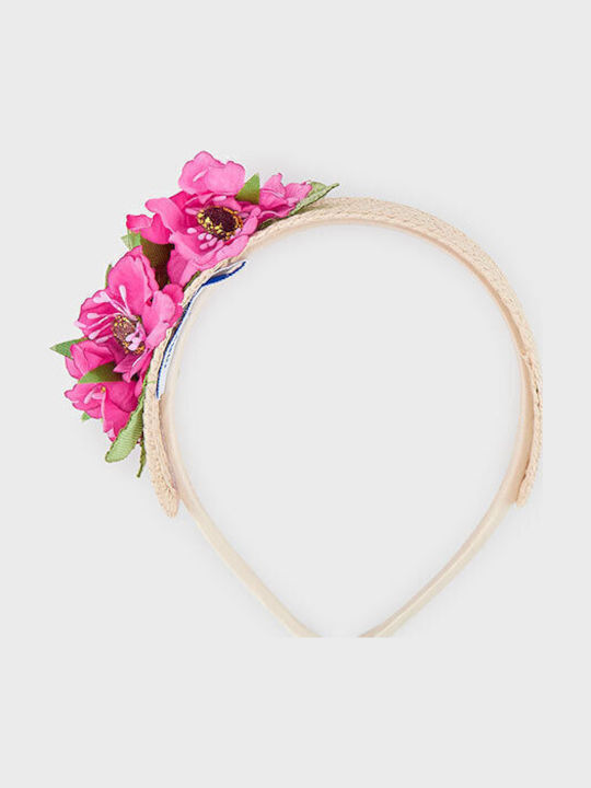 Mayoral Kinder Haarband mit Blume Fuchsia 1Stück