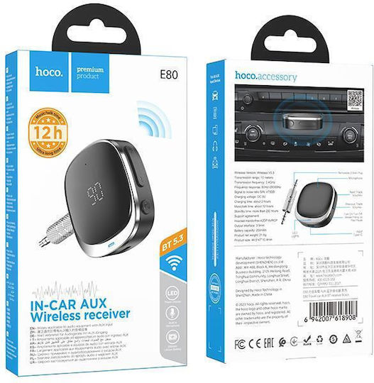 Hoco E80 Bluetooth Car Kit for the Sound System AUX Audio Receiver