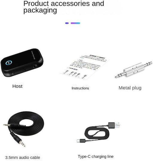 T'nB Bluetooth Receiver Jack 3.5MM