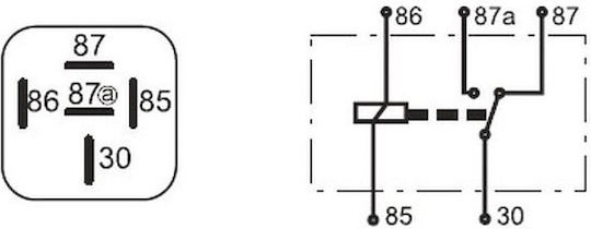 Kamar Αυτοκίνητο Ρελέ 12V
