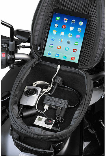 Givi Power Hub Мотоциклетен зарядно устройство с Портове: 3xUSB Зарядно устройство за мотоциклетни телефони