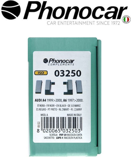 Phonocar Πρόσοψη 1 Din για Audi A4 / A6 1997-2000