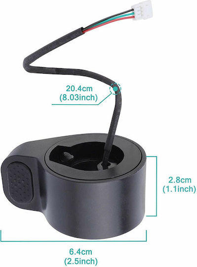Ewheels Ανταλλακτικό για Ηλεκτρικό Scooter Xiaomi σε Μαύρο Χρώμα 76596