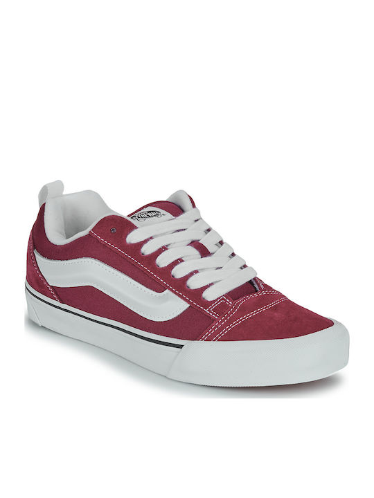 Vans Knu Skool Sneakers Burgundy Vans Knu Skool Sneakers Burgundy