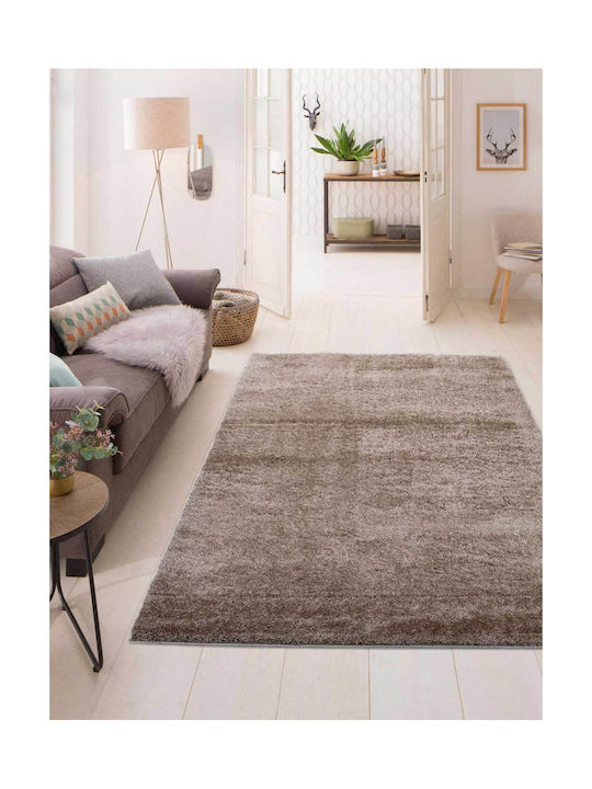 Madi Fuzzio Χαλί Ορθογώνιο Shaggy Mink 133x190cm