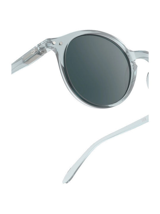 Izipizi #D Unisex Γυαλιά Ηλίου με Μπλε Κοκκάλινο Σκελετό και Μαύρο Φακό
