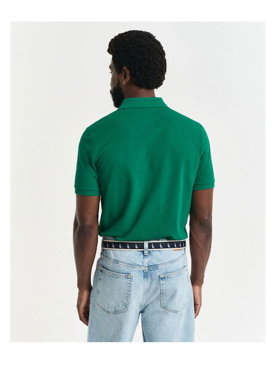 Polo Short Sleeve Blouse Deep Green
