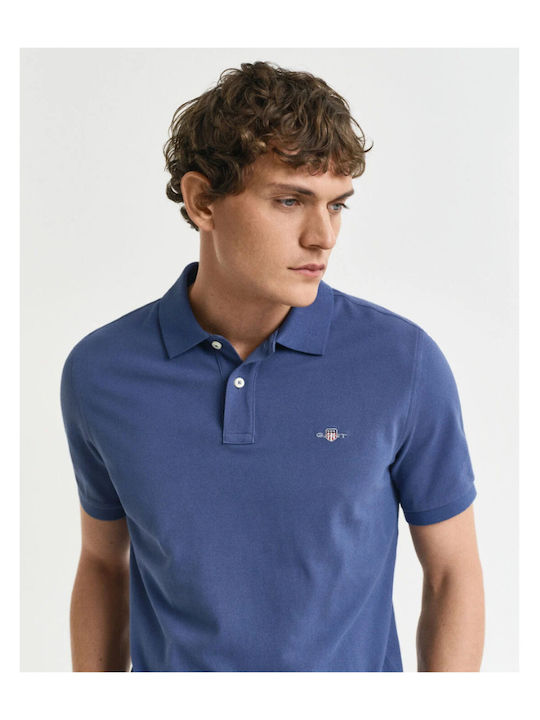 Polo Short Sleeve Blouse Dusty Navy