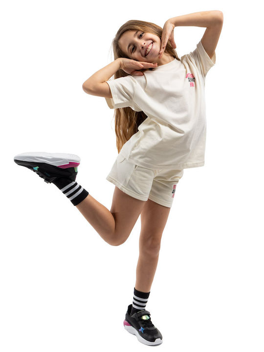 Kinder-T-Shirt Ecru