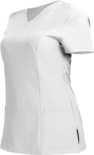 Be Unique Nobby Lady Tunic Medizinische Bluse Weiß