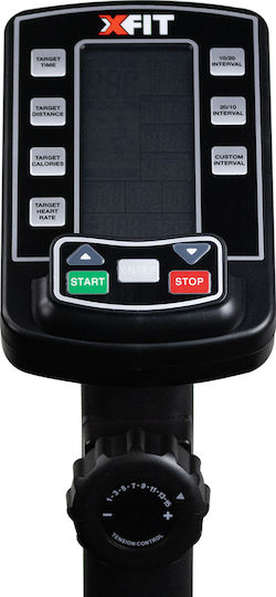 X-FIT Spin Bike with Air Resistance and Wheels
