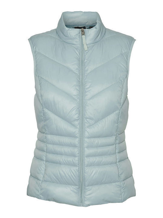 Scurtă Jachetă de femei Fără mâneci Puffer Green