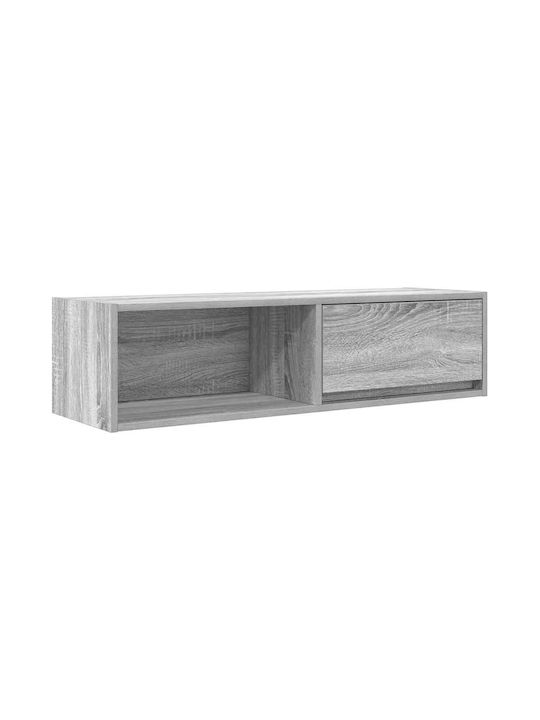 TV Stand Wooden Grey Sonoma L100xW31xH25.5cm