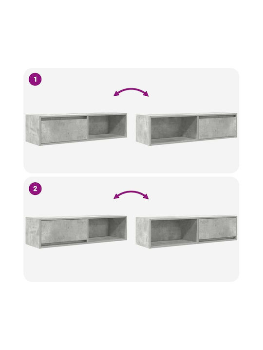Stand TV Gri L100xA31xÎ25.5cm