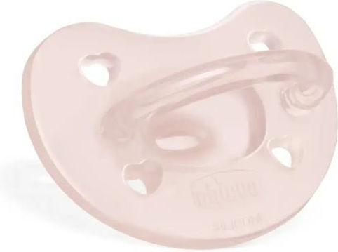 Chicco Soft Pacifier Silicone Pink for 0-6 months