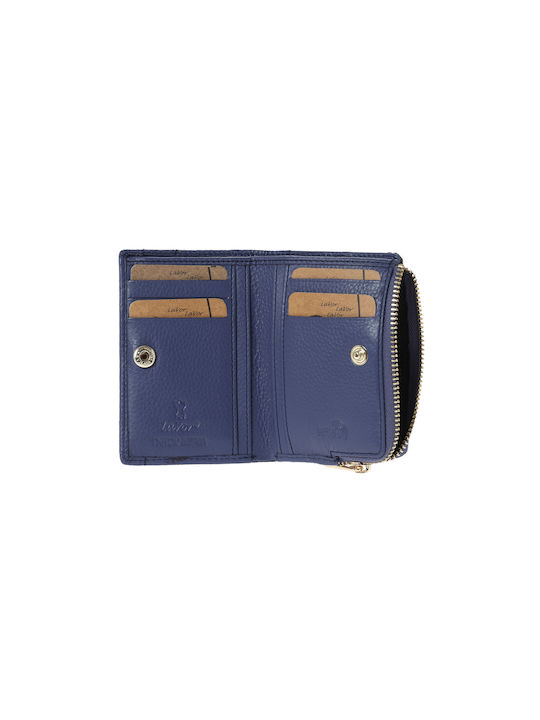 Lavor Leather Women's Wallet with RFID Blue