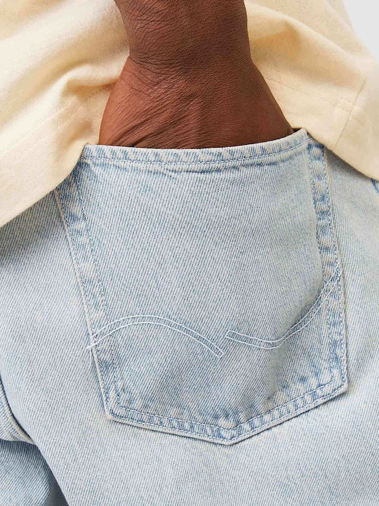Herren Jeanshose mit Lose Baggy Anwendung Blau-Denim