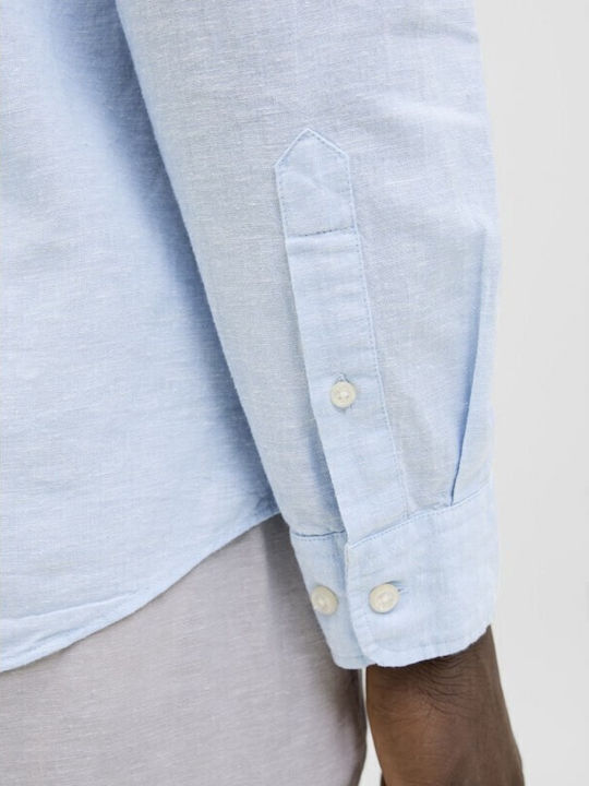 Дълъг ръкав Памучен Риза Chambray Blue